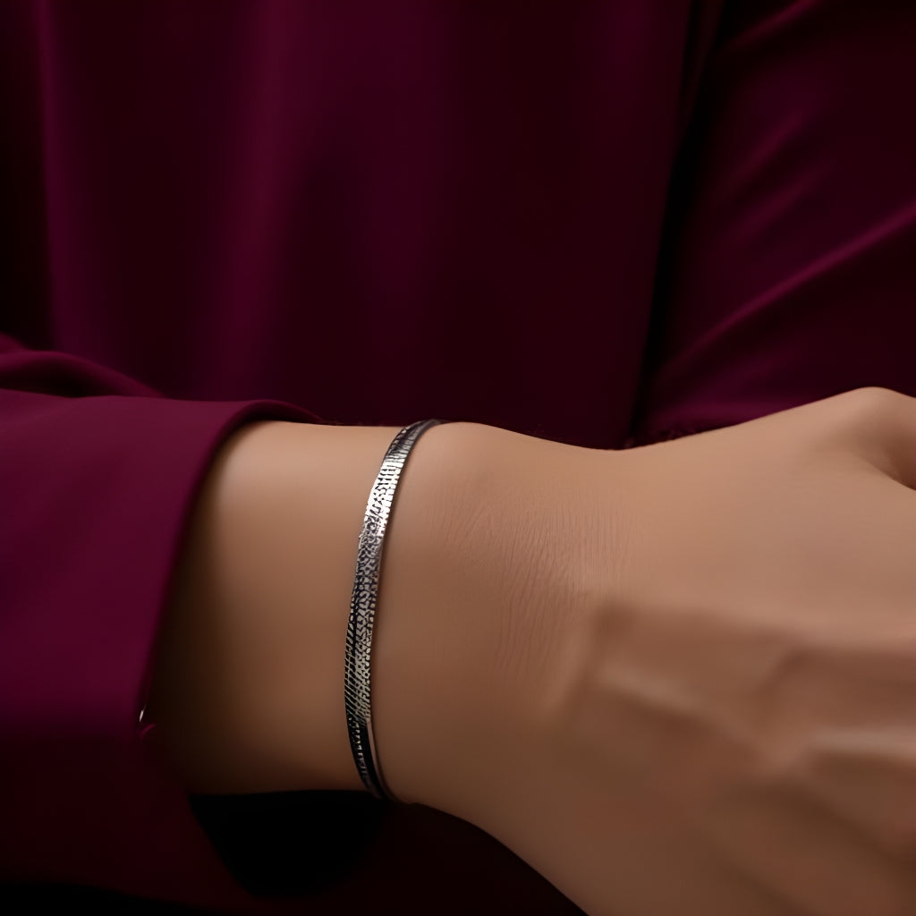 Sterling Silver Herringbone Chain Necklace – 3.3mm 22 inches, goldnboys, goldnboys.com, made in Italy silver necklace, made in Italy silver chain for women, 7 inches bracelet, 8 inches bracelet.