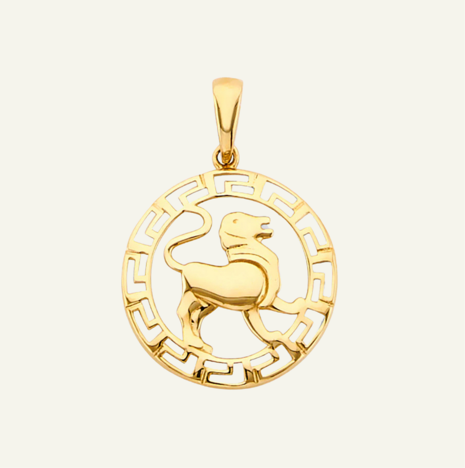 14K Leo Zodiac Sign Pendant, goldnboys, real gold jewelry, 14k gold zodiac pendant, unique zodiac pendant, solid gold pendants, yellow gold pendant, yellow gold zodiac pendant, 14k gold round pendant, real gold unreal prices.