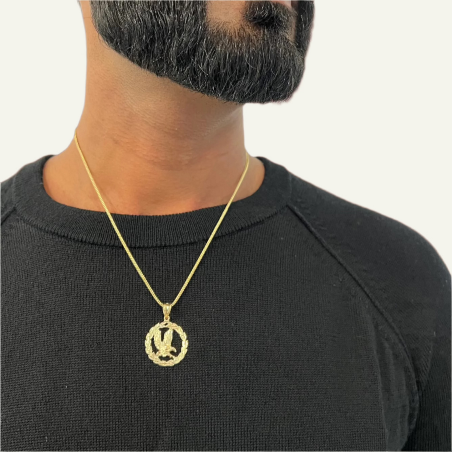 10k Yellow Gold Eagle Pendant