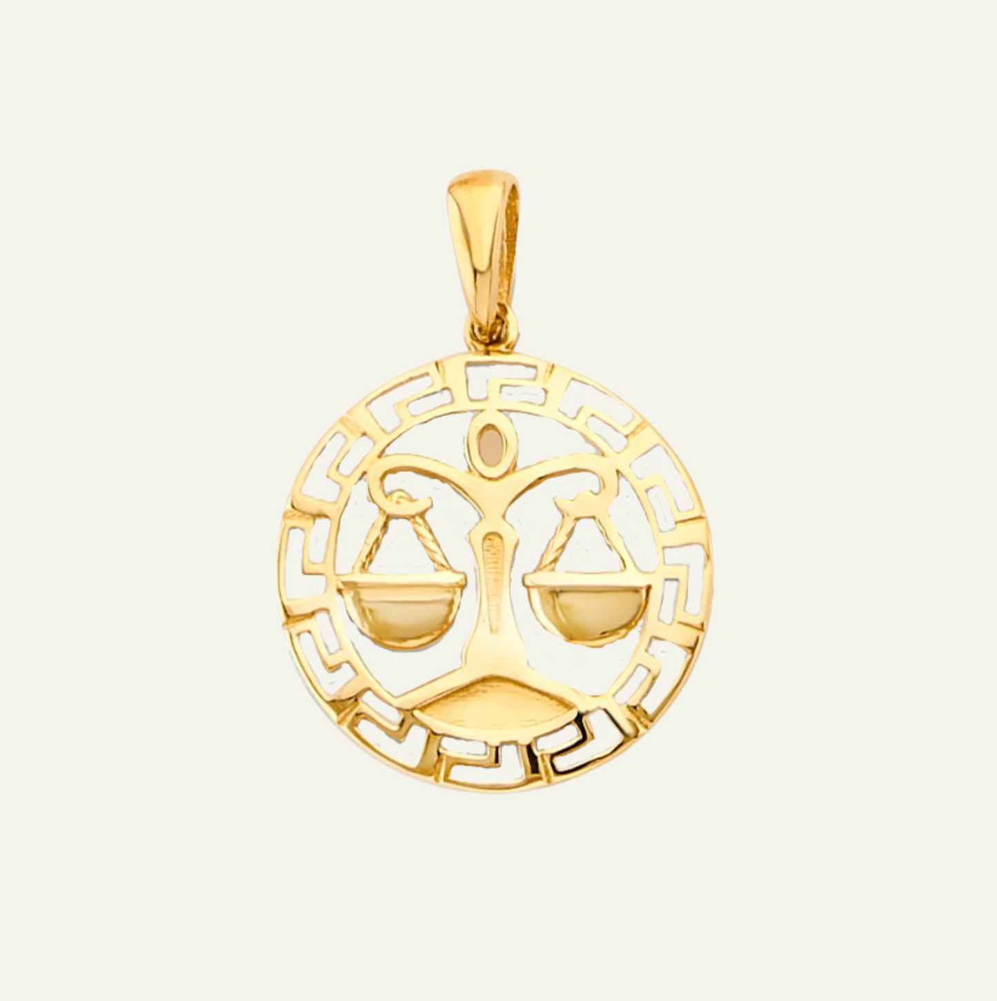 14K Libra Zodiac Sign Pendant, goldnboys, real gold jewelry, 14k gold zodiac pendant, unique zodiac pendant, solid gold pendants, yellow gold pendant, yellow gold zodiac pendant, 14k gold round pendant, real gold unreal prices.