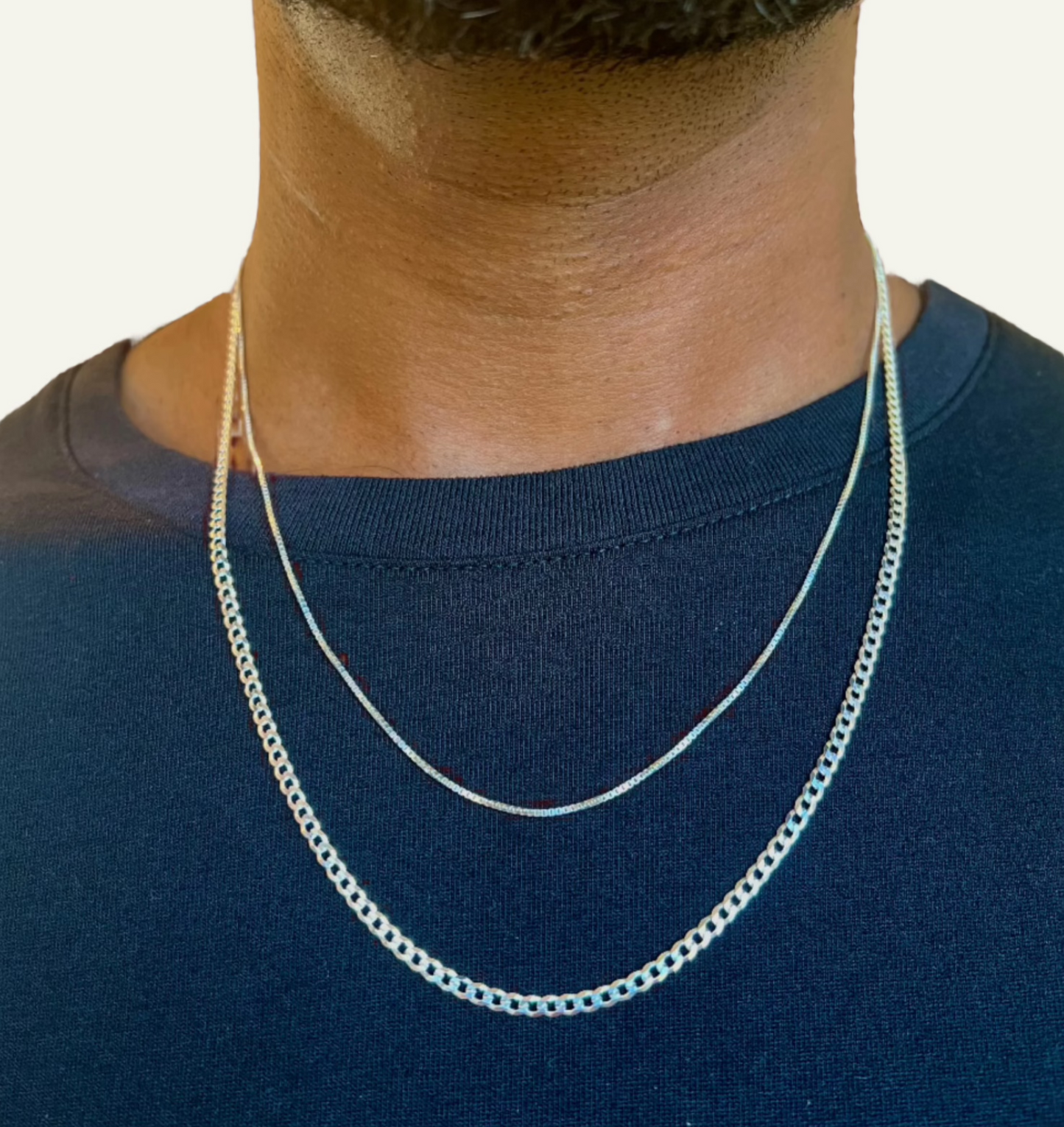 1.0mm - Sterling Silver DC Box Adjustable Chain Necklace, solid silver chains, adjustable silver chain for men,
adjustable silver chain for women,
unisex adjustable silver chains,
goldnboys,
real gold unreal prices.