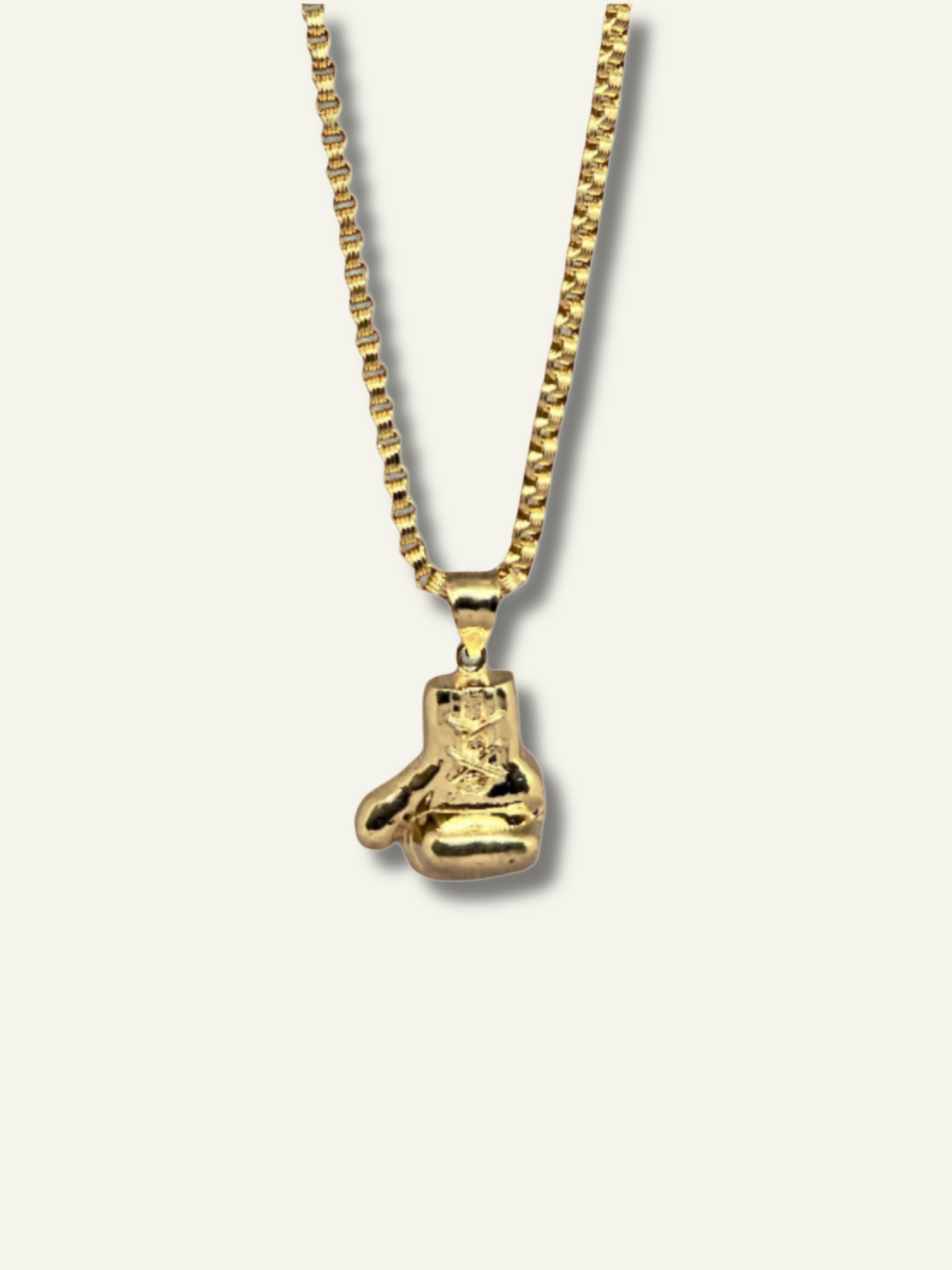 10k Yellow Gold Boxing Glove Pendant