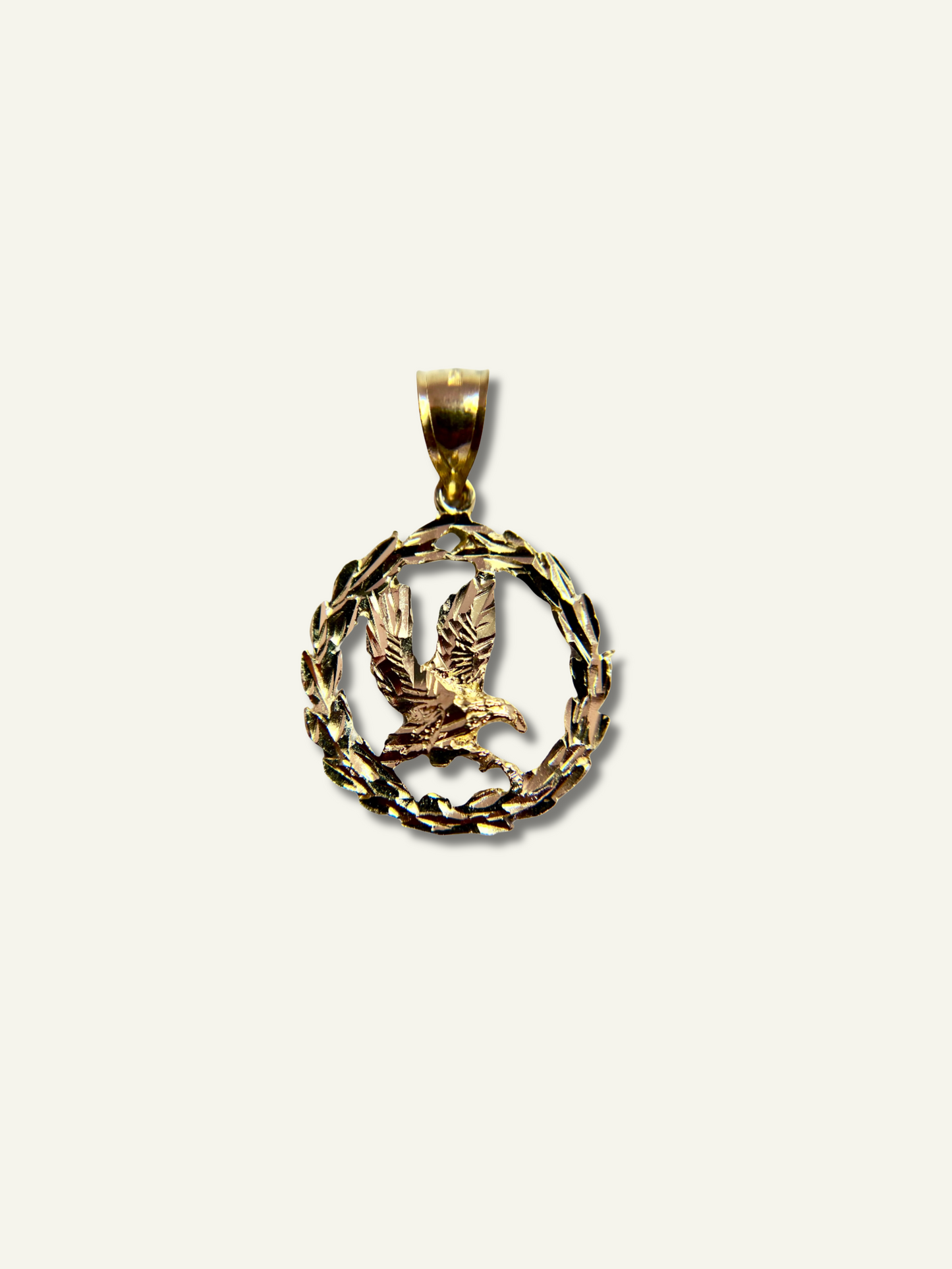 10k Yellow Gold Eagle Pendant