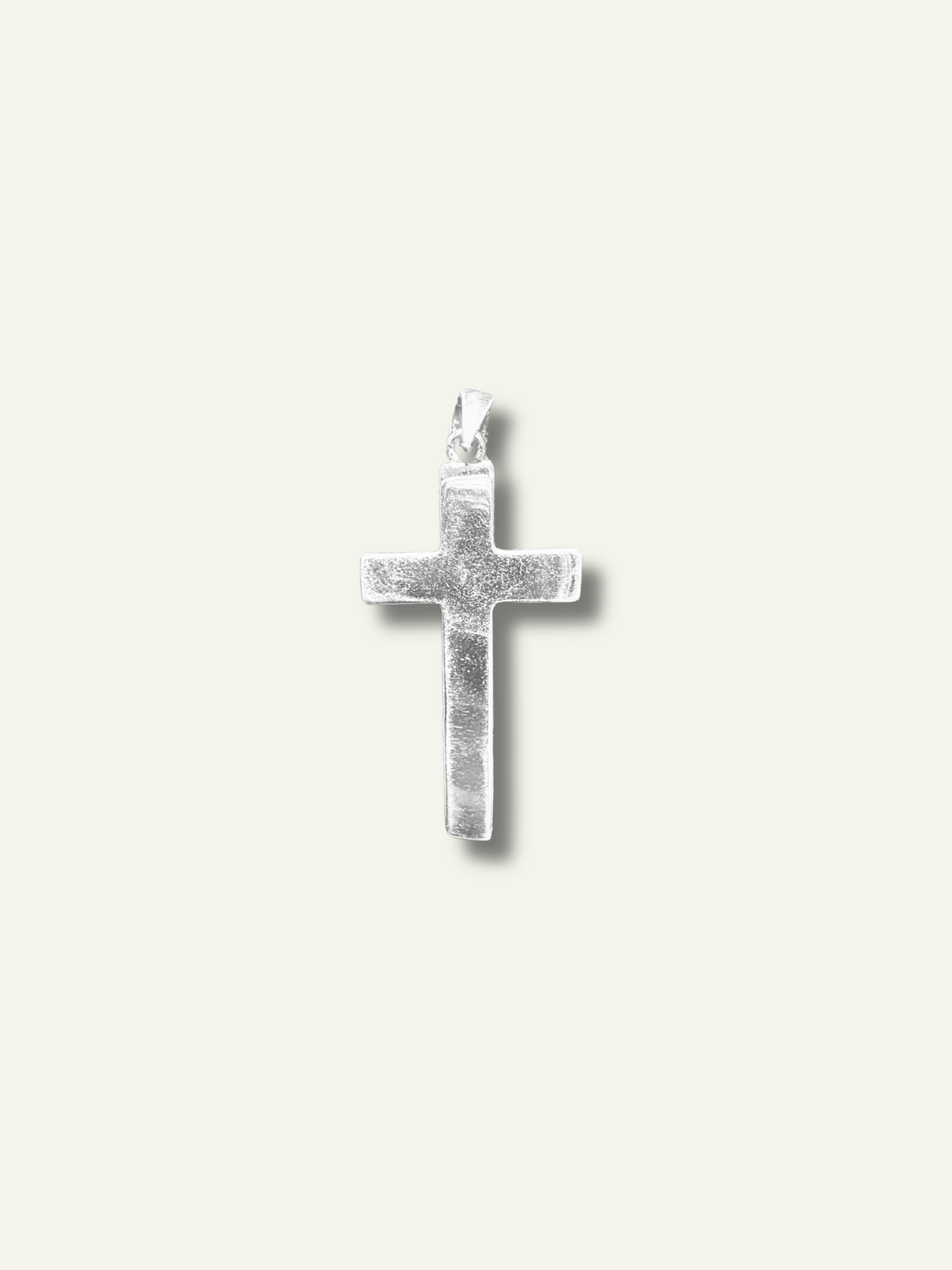 Silver Crucifix Cross Christian Oxidized Pendant
