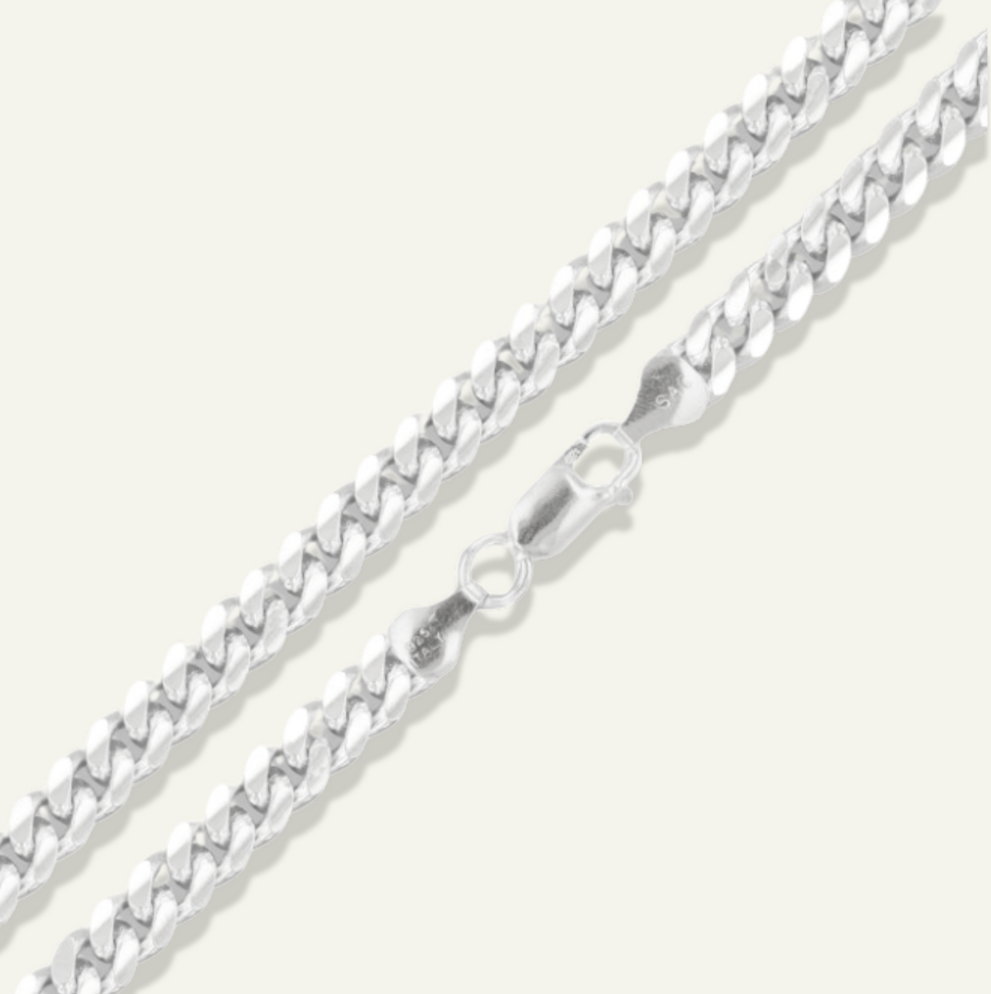 Silver Miami Cuban Link Bracelet