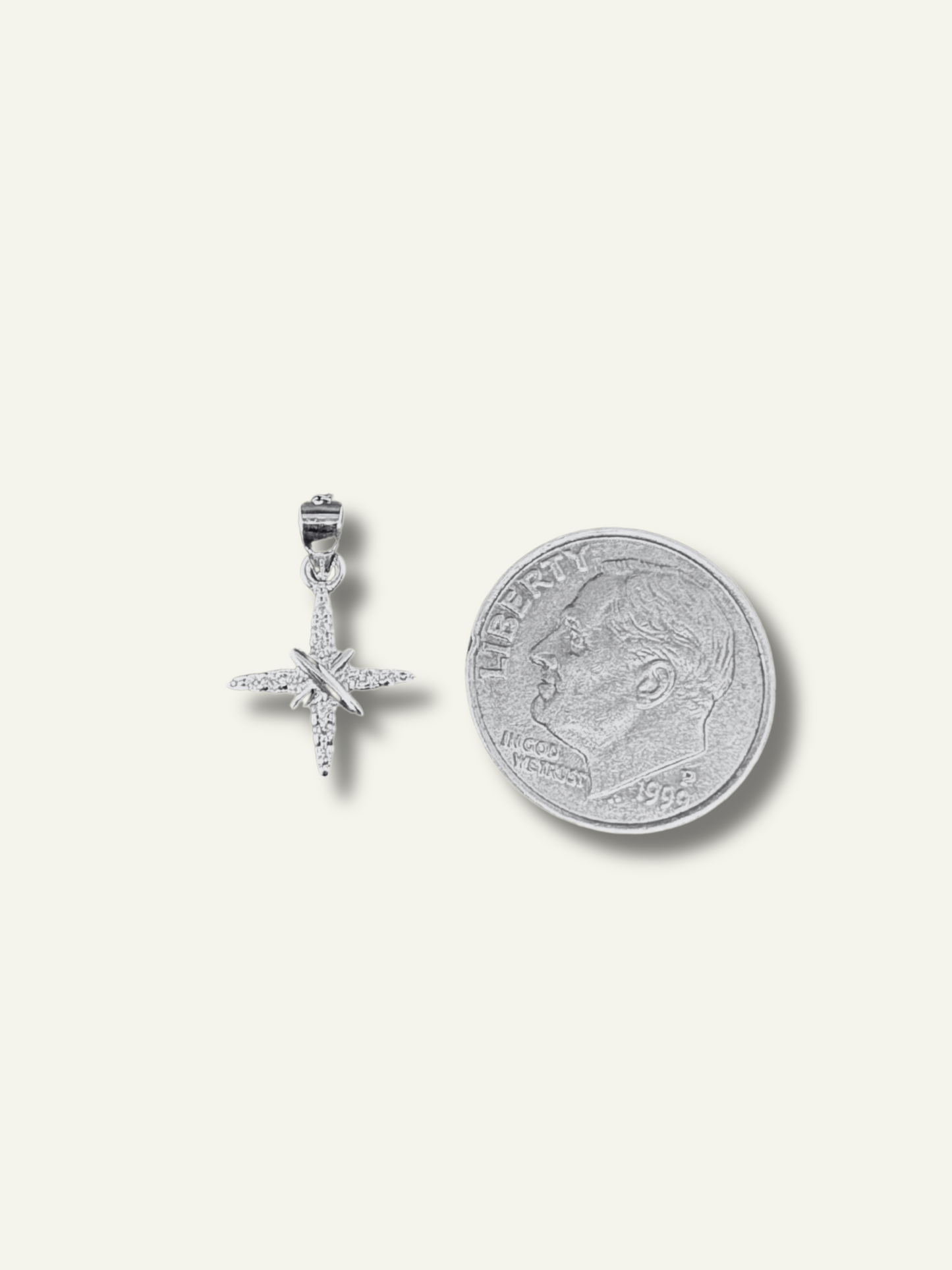 Silver North Star Pendant