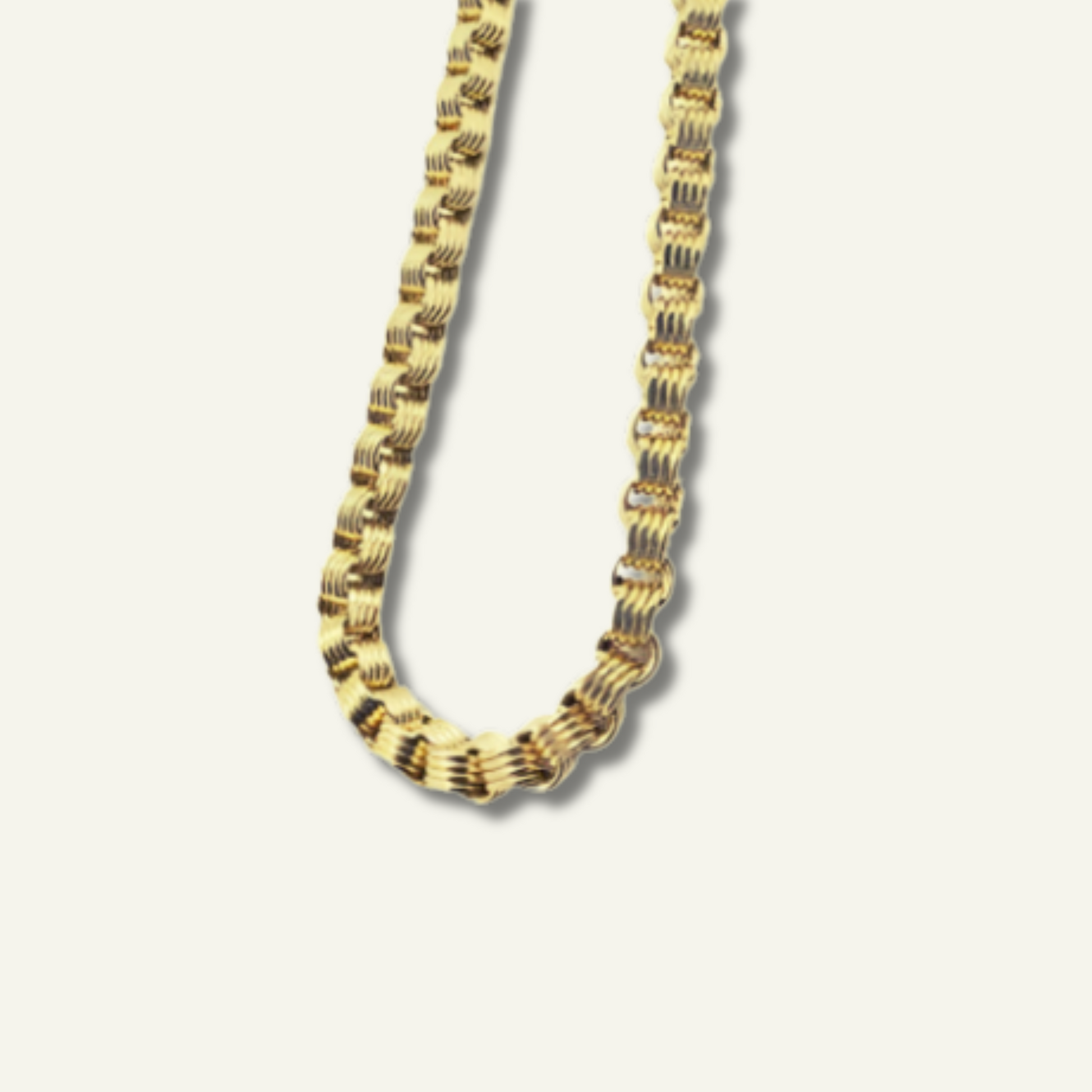 10k solid gold 3mm Byzantine Box Chain Necklace 20 inches, real gold, unreal prices