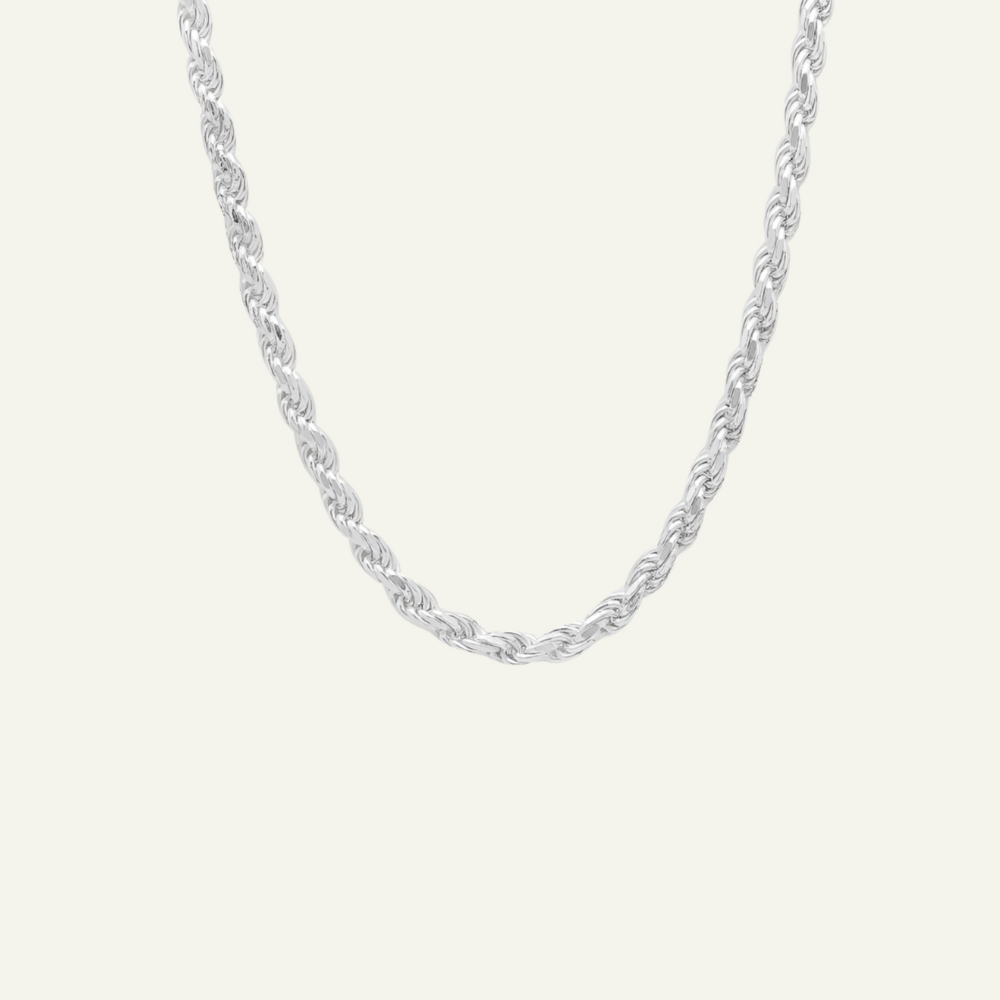 Sterling Silver 1.5mm Rope Adjustable Chain Necklace (22" or Shorter), solid silver chains, adjustable silver chain for men, 
adjustable silver chain for women,
unisex adjustable silver chains,
goldnboys,
real gold unreal prices.