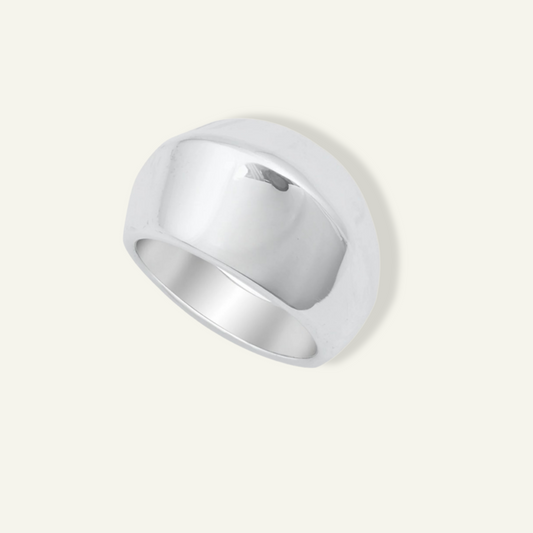 Silver High Dome Ring, goldnboys, Silver High Dome Ring for men, Silver High Dome Ring for women, silver rings for men, men fashion, women jewelry.
