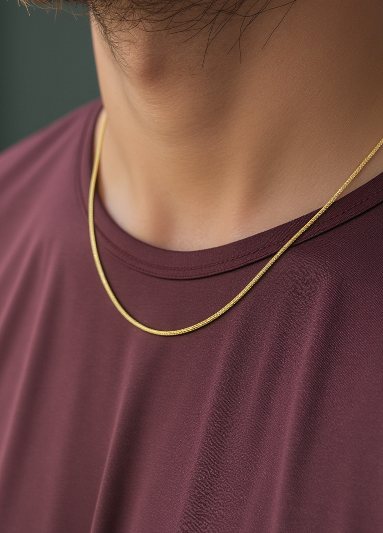 Collar de cadena de caja