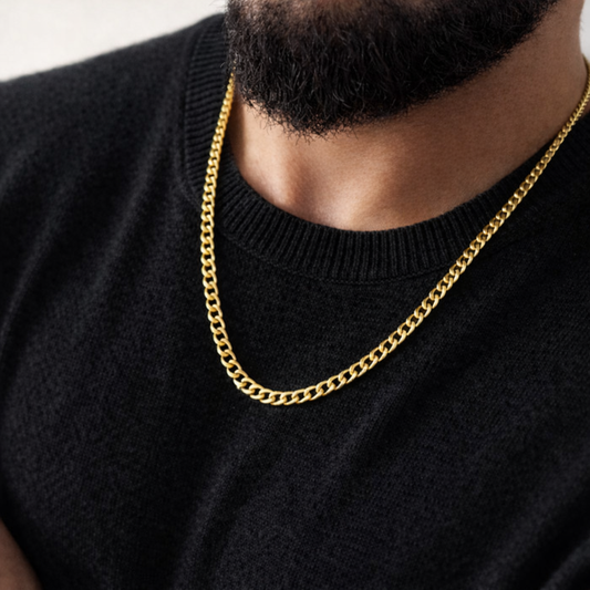 Yellow Gold Cuban Curb Link Chain
