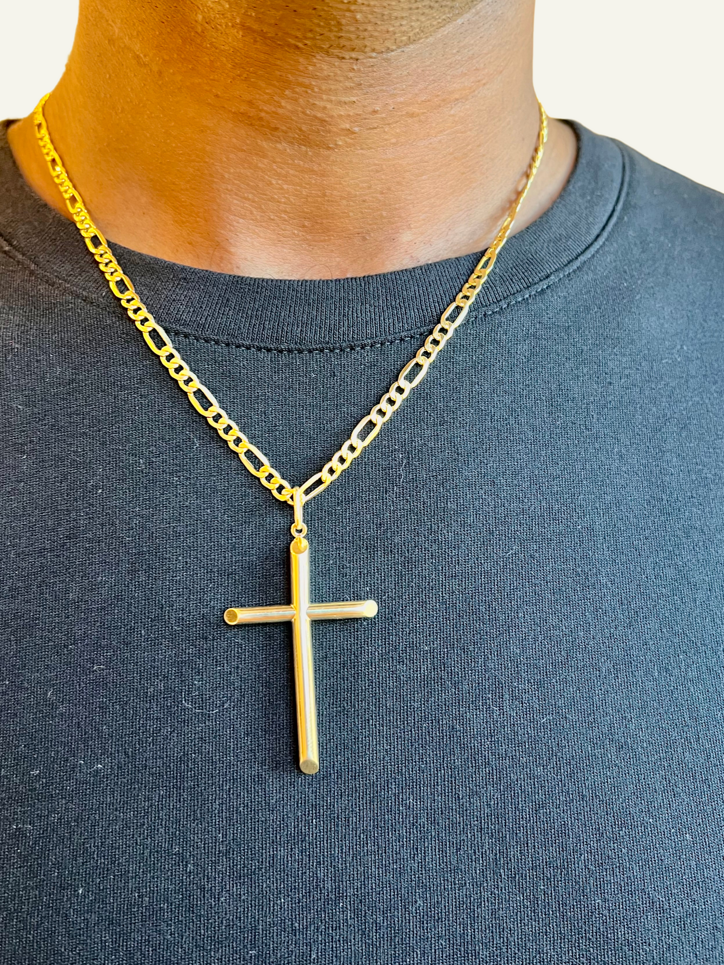Yellow Gold Figaro Link Chain