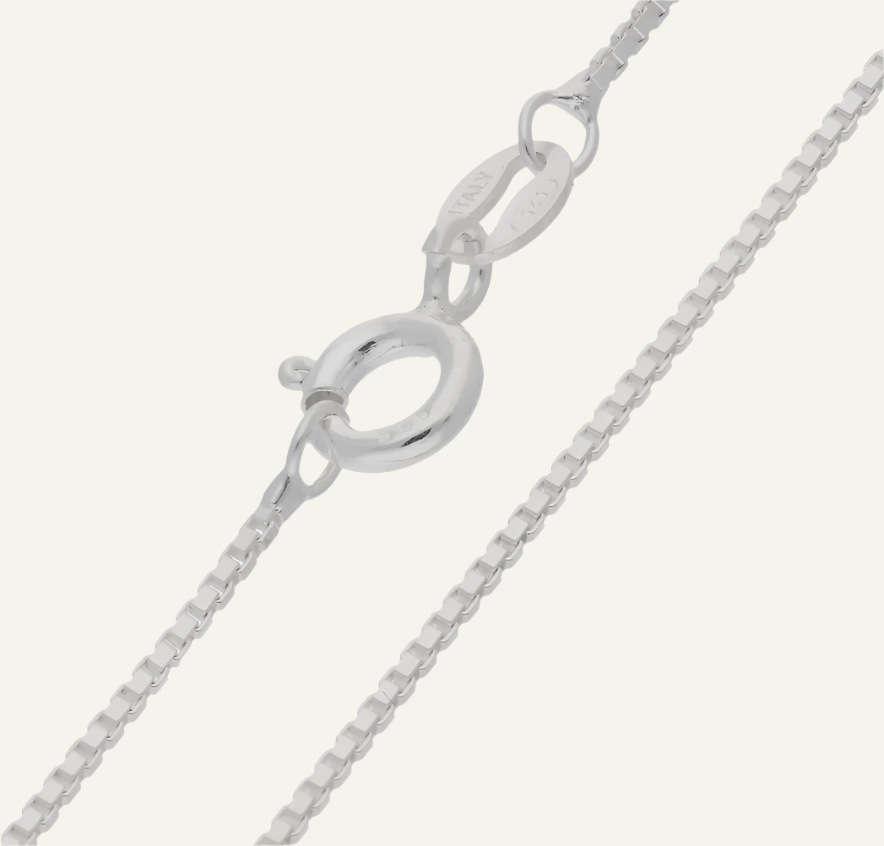 Silver Box Link Chain