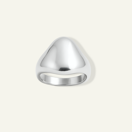 Silver Chunky Dome Ring for men, Silver Chunky Dome Ring women, 925 silver chunky rings, goldnboys, silver rings. 