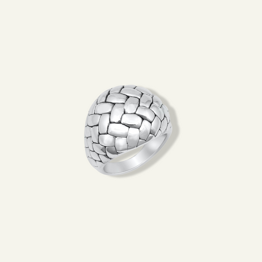 Silver Woven Pebble Texture Ring FOR MEN, Silver Woven Pebble Texture Ring for women, goldnboys, real silver ring, solid silver ring, mens jewelry, mens rings, chunky rings,