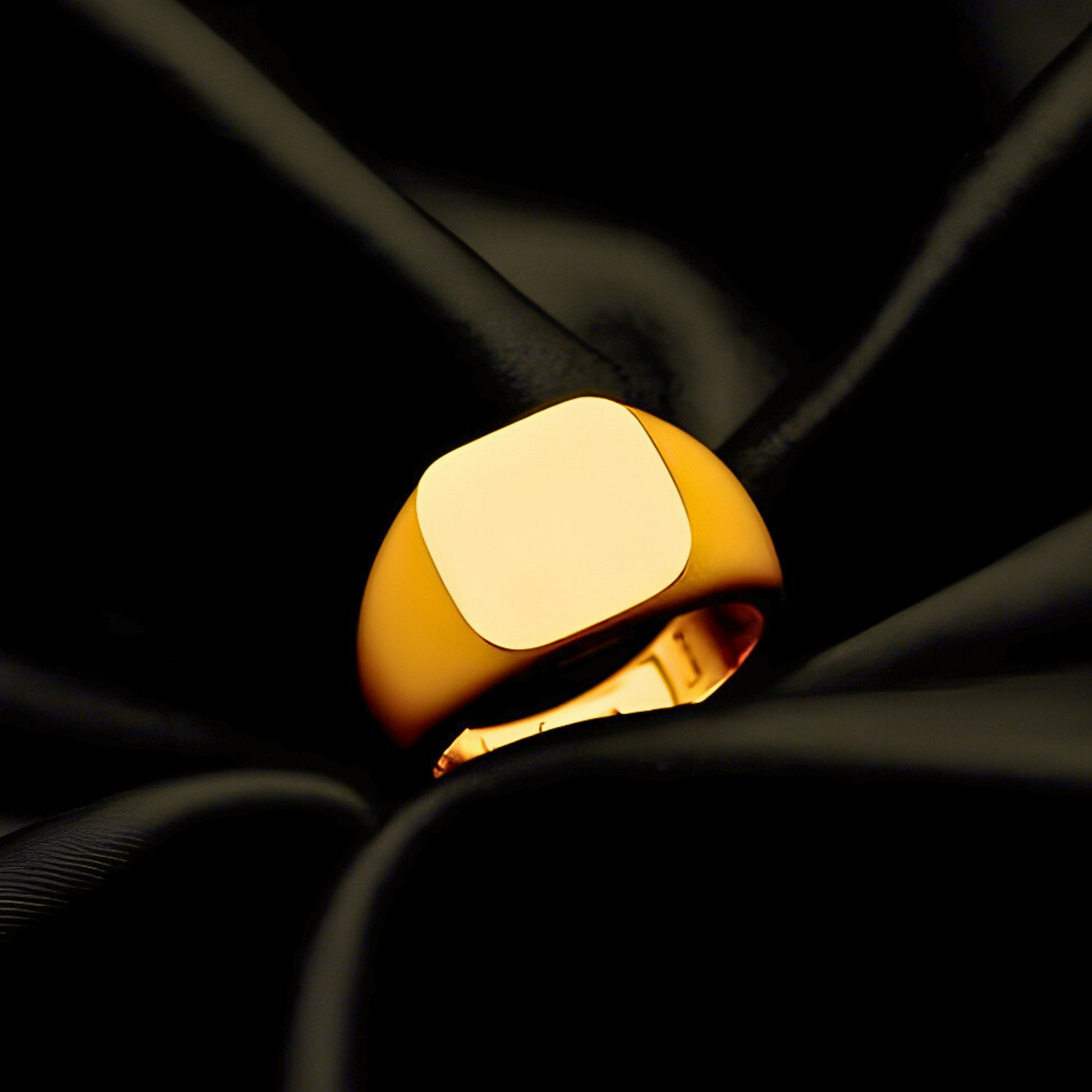 14K Yellow mens Gold Signet Ring, goldnboys.com, goldnboys, mens rings, yellow gold rings, 14k solid gold rings. 