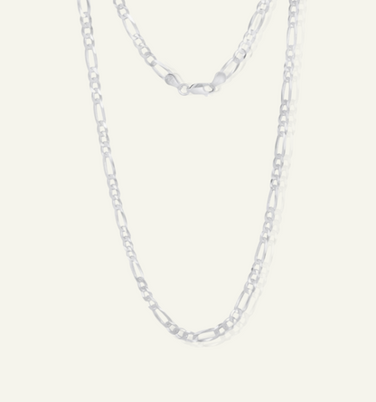 Silver Figaro Chain