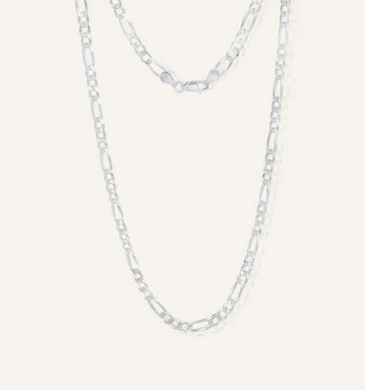 Silver Figaro Chain