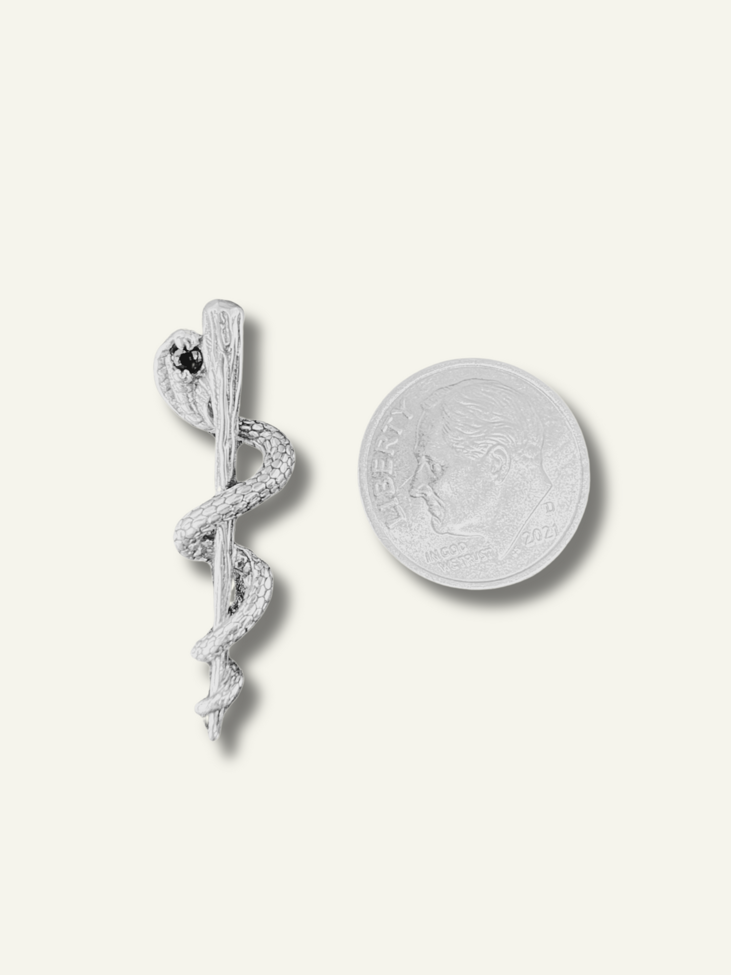 Silver Cobra Snake Pendant
