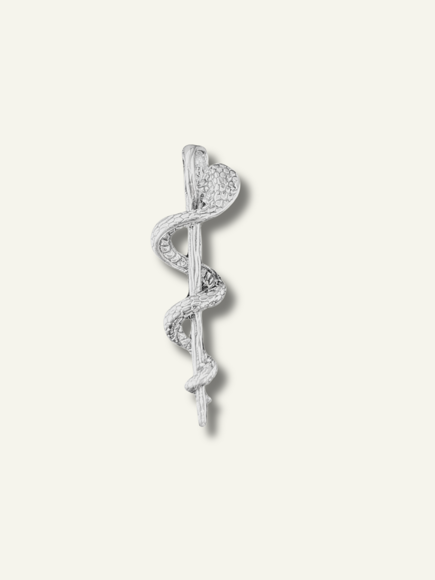 Silver Cobra Snake Pendant