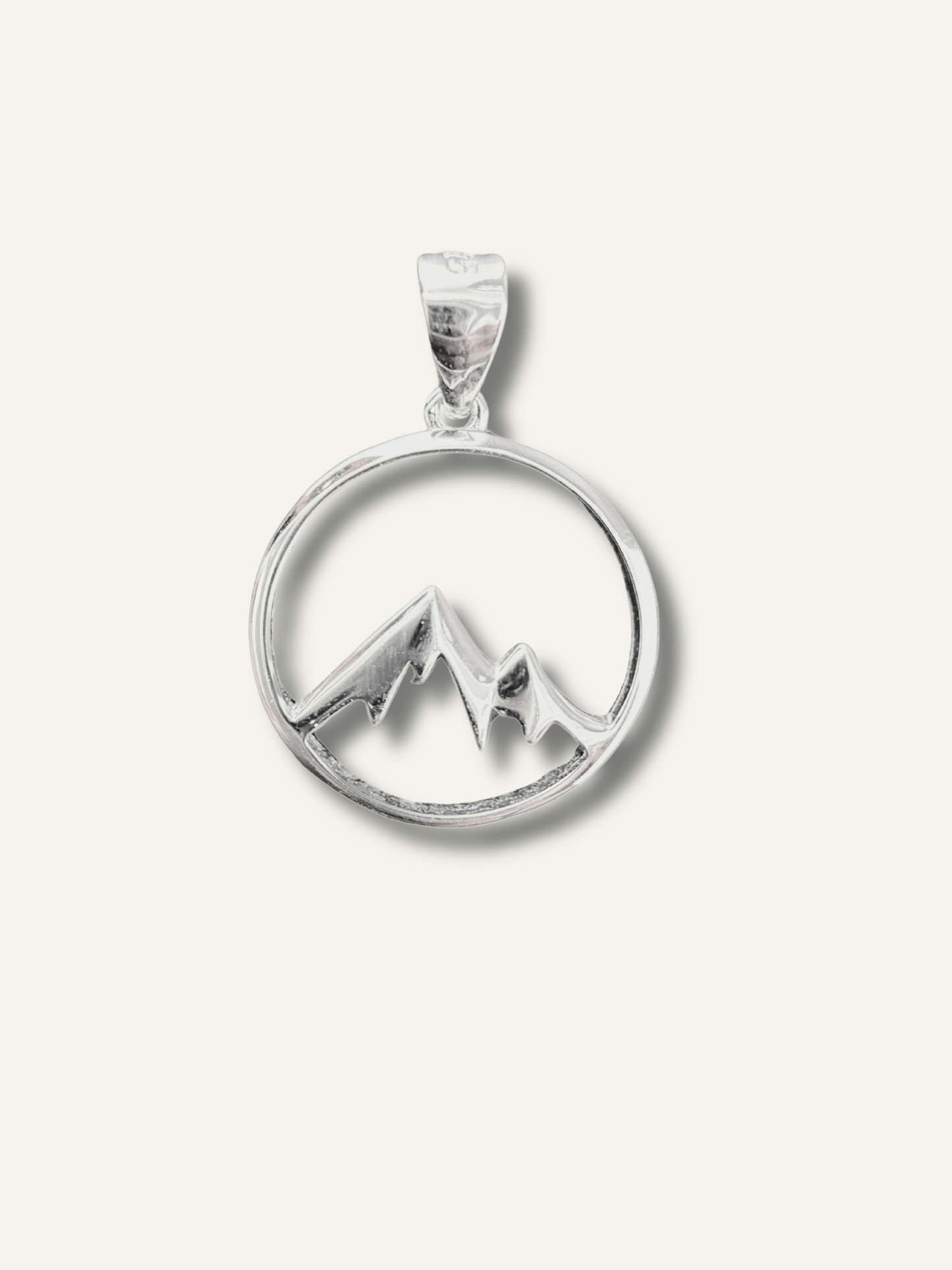 Sterling Silver Mountain Pendant