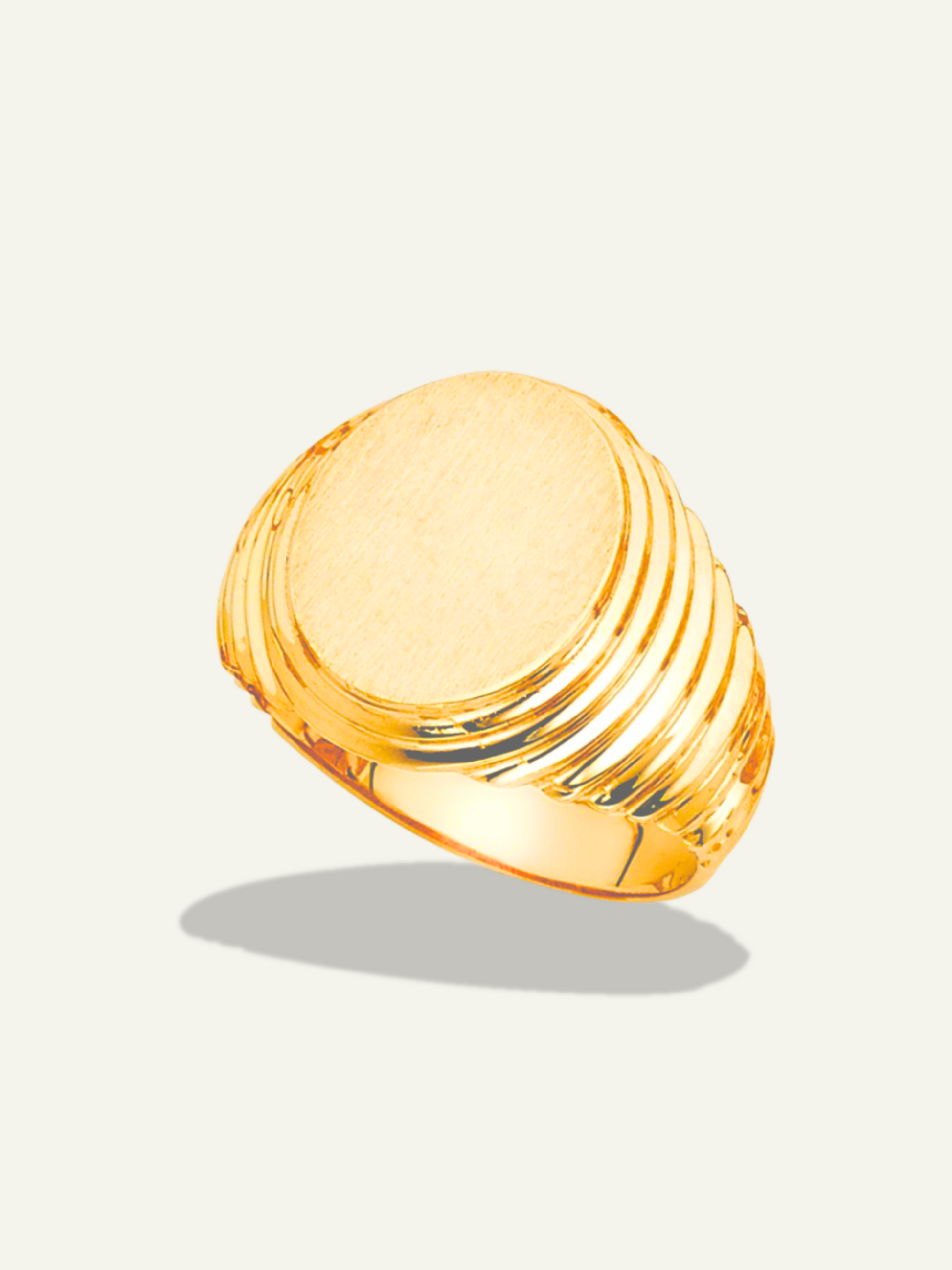14K Yellow Gold Men's oval signet Ring, rings for men, signet rings for men, real gold rings for men, mens rings, 14 gold rings, goldnboys, goldnboys.com, mens fashion, jewelry, unisex rings, oval signet ring for men.